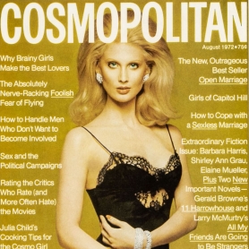 August 1972 cover of Cosmopolitan featuring supermodel Kathy Speirs-Puccio | BRG