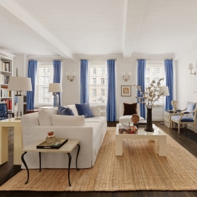 The living room of a well appointed East 57th Street NYC estate of Lisa Burns  The living room of a well appointed East 57th Street NYC estate of Lisa Burns  | BRG