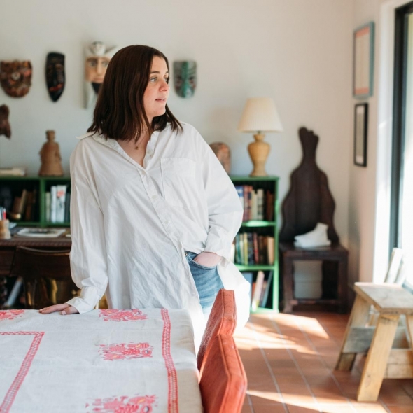 Kaitlyn Coffee showcases her collected, vintage folk-art forward design aesthetic to inspire you to do the same | BRG