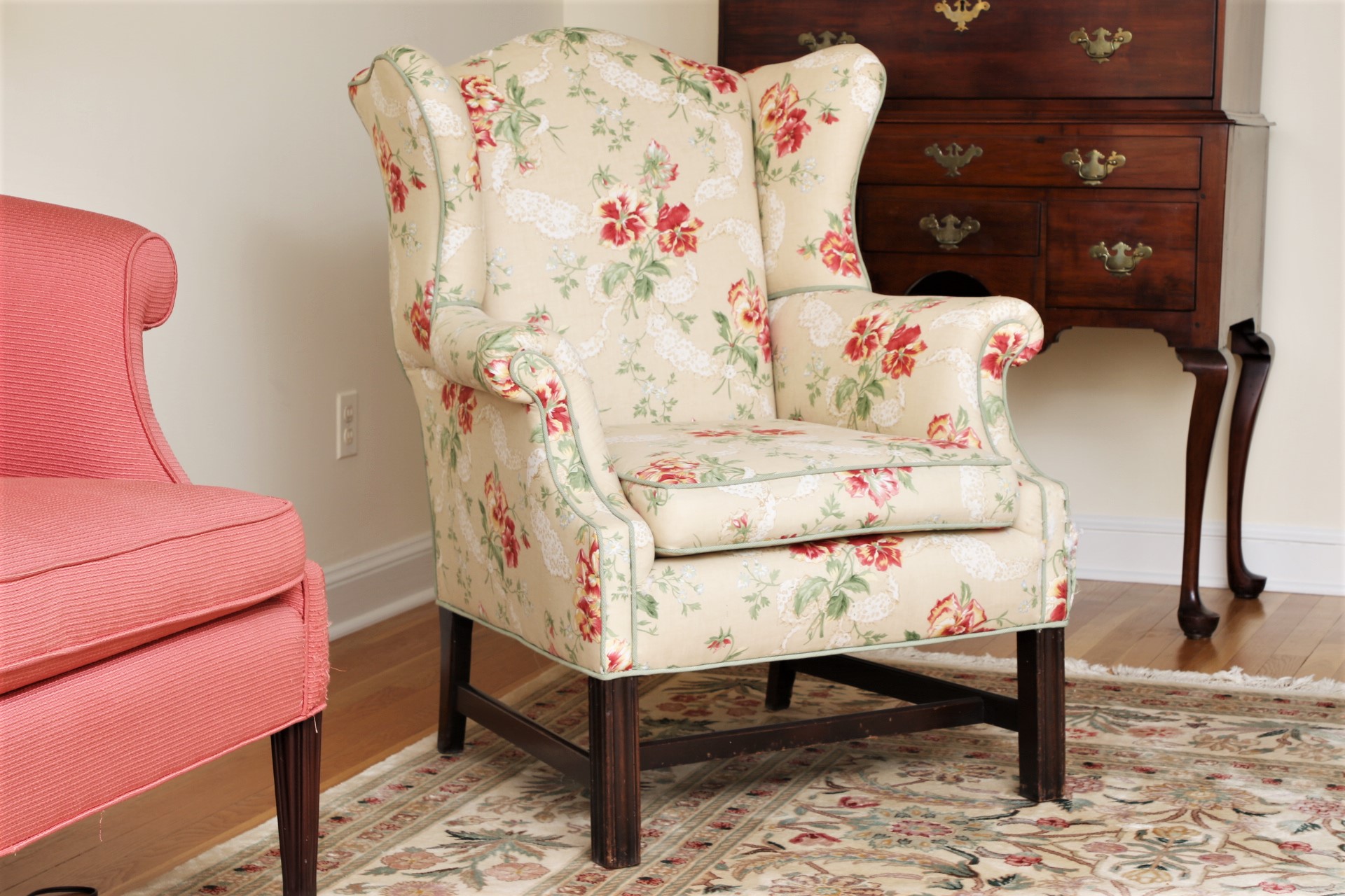 Custom Upholstered Wing Chair - Upholstery Project #64703 ...