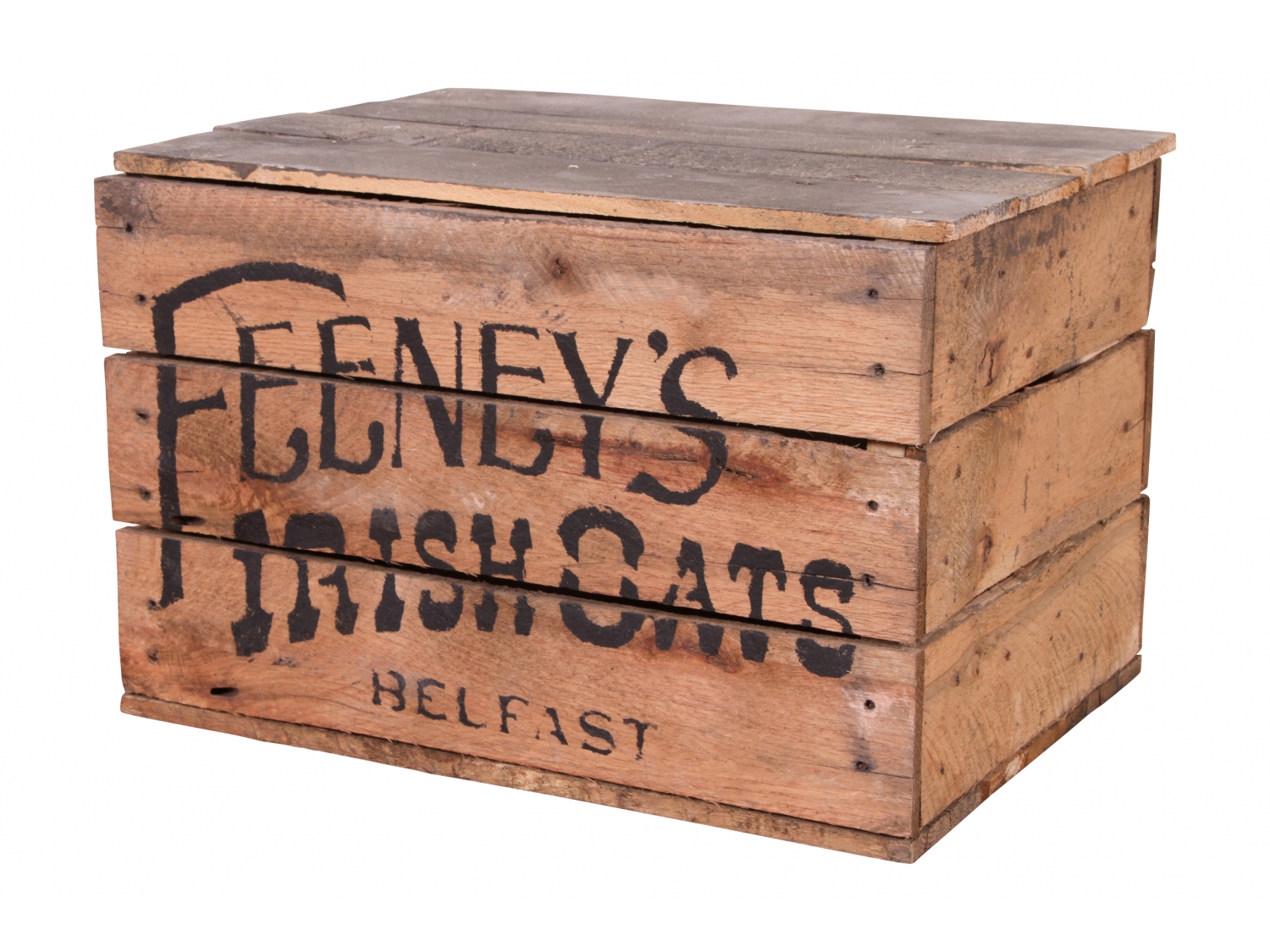 Feeney's Irish Oats Sealed Whiskey Crate #3677