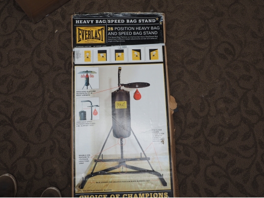 Everlast Heavy Bag And Speed Bag Stand Combo #35655 | Black Rock Galleries