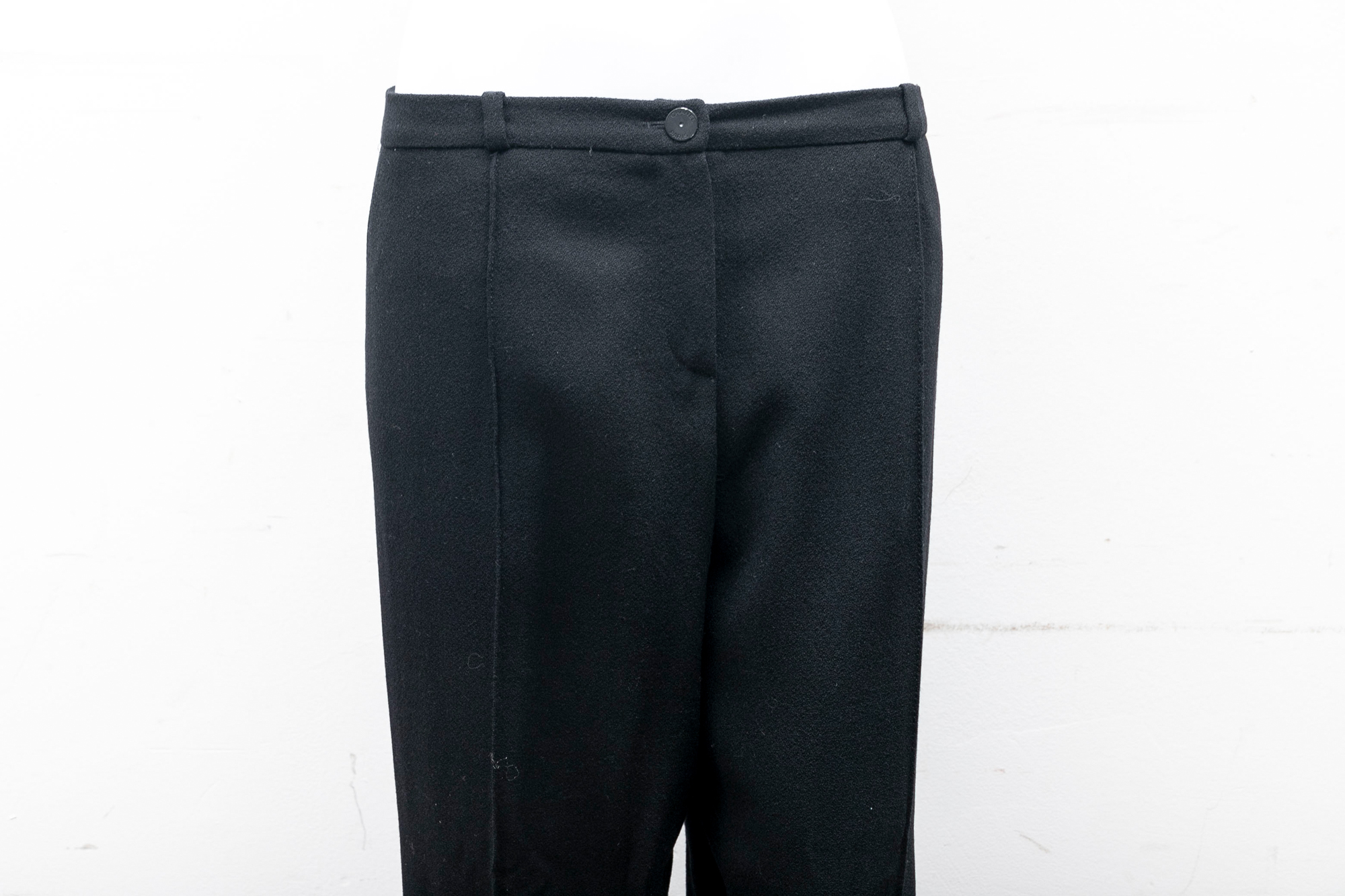 Chanel Black Wool And Silk Pants Size 44 #299089 | Black Rock Galleries