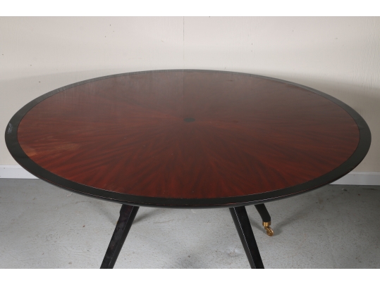 Henredon Acquisitions 60 Modern Round Table, As-is #12964 