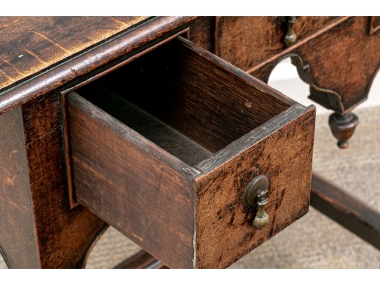 Antique English Oak Low Boy