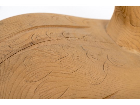 Two Carved Wood Decoys