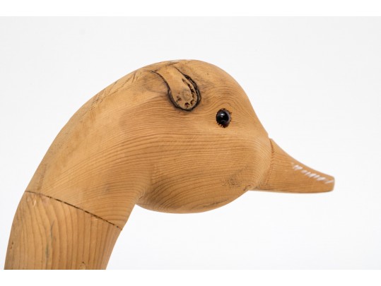 Two Carved Wood Decoys