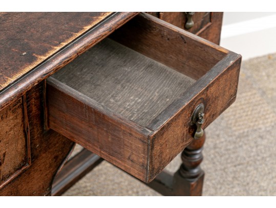 Antique English Oak Low Boy