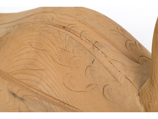 Two Carved Wood Decoys