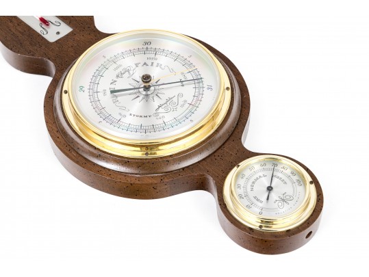 Vintage Wall Barometer / Thermometer