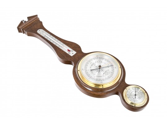 Vintage Wall Barometer / Thermometer