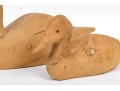 Two Carved Wood Decoys