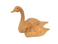 Two Carved Wood Decoys