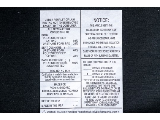 Vintage Gray Sectional By Room & Board