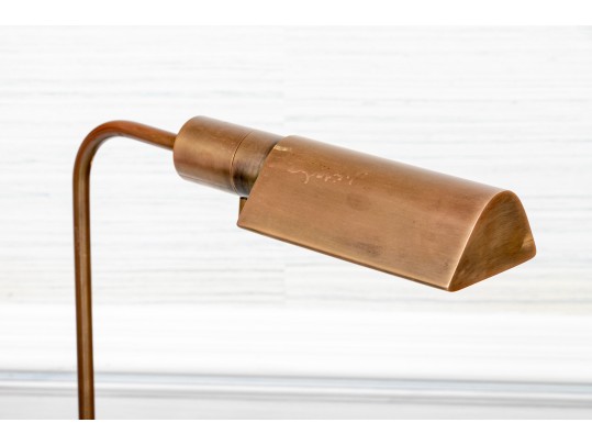 Pair Of Vintage Brass Pharmacy Reading Lamps