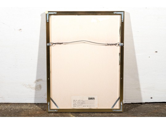 Elliott Offner (Am., 1931-2010) Woodcut Print, Wild Rosemary Plant