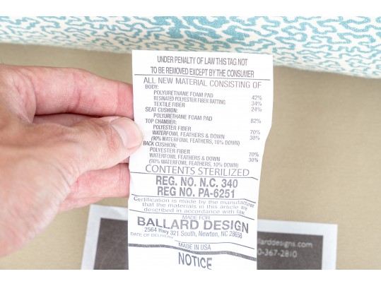 Ballard Design Upholstered Club Chair