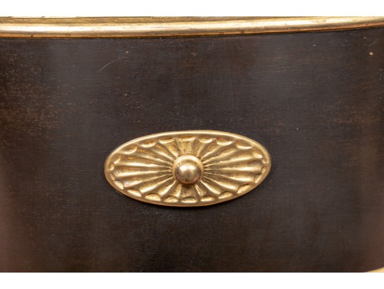 Vintage Decorative French Style Metal Jardiniere