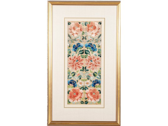 Gilt Framed Chinese Embroidery