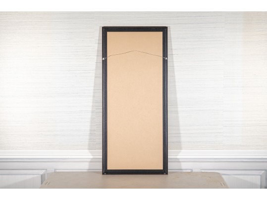 Gilt Framed Chinese Embroidered Floral Panel 