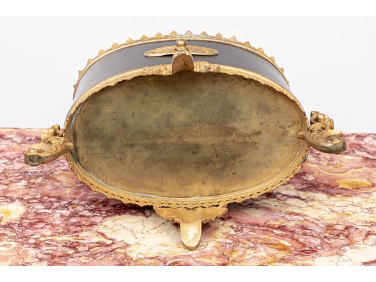 Vintage Decorative French Style Metal Jardiniere