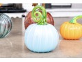 Collection Of Five Art Glass Pumpkins