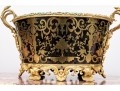 French Style Faux Boulle Work Gilt Bronze Jardiniere