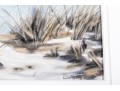 Leslie S. Smith, Contemporary Pastel On Paper, Shore Landscape In Winter