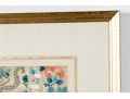 Fine Gilt Framed Chinese Embroidered Floral Panel