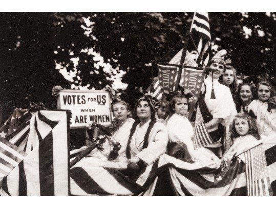 Vintege Women's Voting Rights Photo