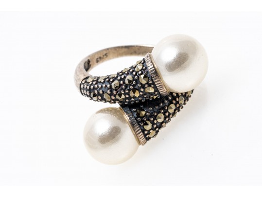 Lot Of Assorted Sterling Silver, Cultured Freshwater Pearl And Faux Pearl Jewelry Pieces