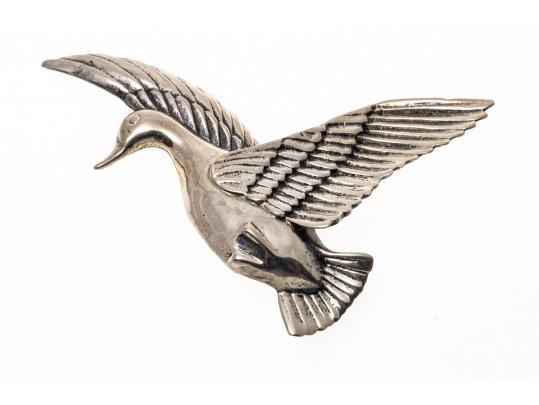 Lot Of Assorted Sterling Silver Bird And Feather Motif Jewelry