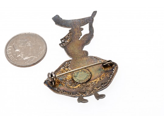 Colorful Lot Of Assorted Micro Mosaic, Enamel And Floral Costume Jewelry