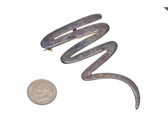 Lot Of Assorted Sterling Silver, Silver Plate And Gold Accented Jewelry