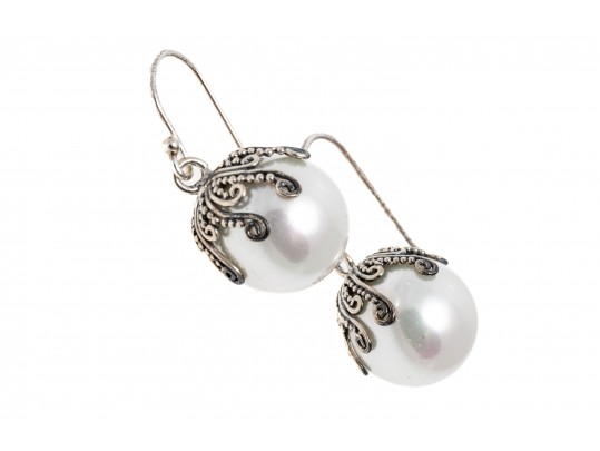 Lot Of Assorted Sterling Silver, Cultured Freshwater Pearl And Faux Pearl Jewelry Pieces