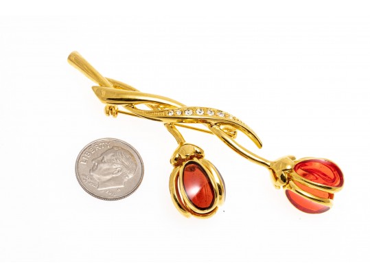 Fabulous Assorted Lot Of Costume Jewelry Brooches, Including Monet And Michael Golan