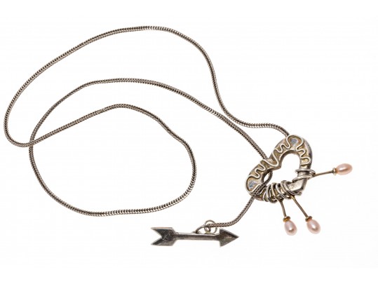 Lot Of Assorted Sterling Silver Cultured Freshwater Pearl Accented Jewelry Pieces