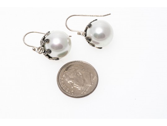 Lot Of Assorted Sterling Silver, Cultured Freshwater Pearl And Faux Pearl Jewelry Pieces