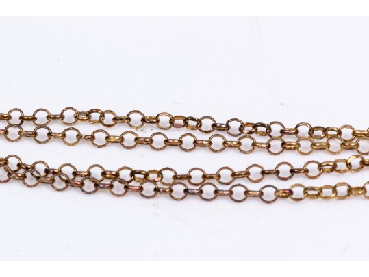 Elicate Sterling Vermeil Earrings, Necklace And Ring, Size 8.75