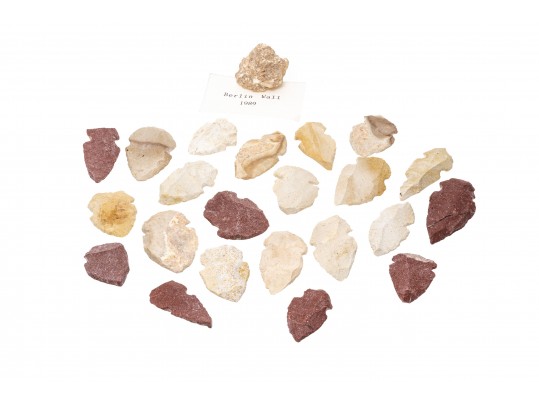 Collection Of Stone Arowheads