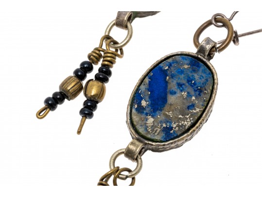 Fun Lot Of Assorted Contemporary Lapis, Sodalite And Agate Jewelry