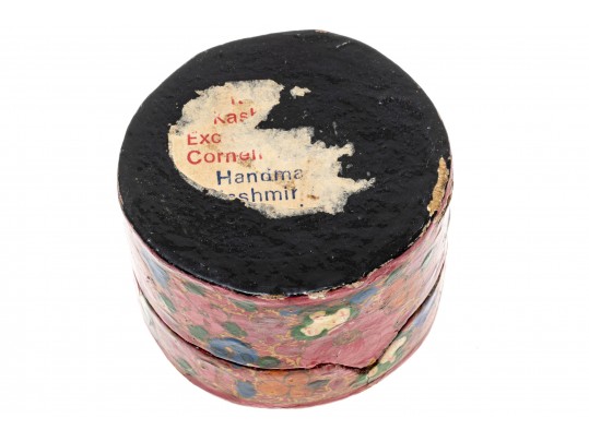 Delightful Lot Of Four Hand Painted Black Lacquer Brooches