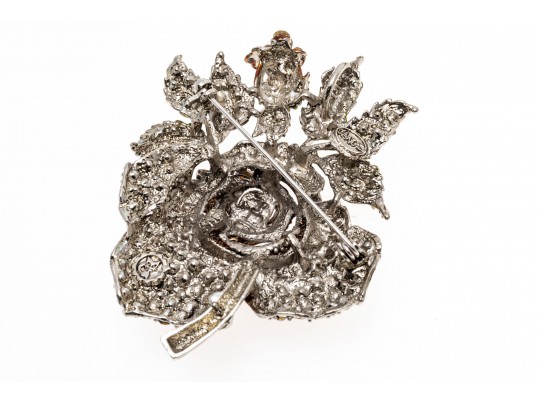 Fabulous Assorted Lot Of Costume Jewelry Brooches, Including Monet And Michael Golan