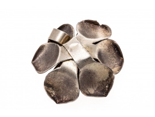 Lot Of Assorted Sterling Silver And Silver Plated Rose Motif Jewelry Pieces