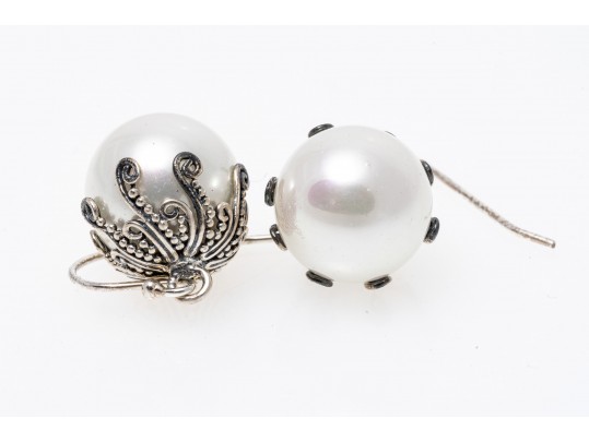 Lot Of Assorted Sterling Silver, Cultured Freshwater Pearl And Faux Pearl Jewelry Pieces