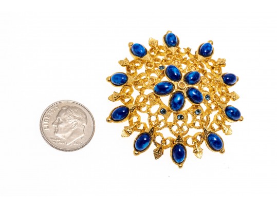 Fabulous Assorted Lot Of Costume Jewelry Brooches, Including Monet And Michael Golan