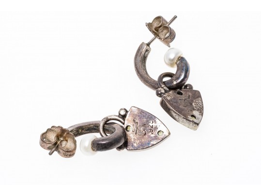 Lot Of Two Unique Sterling Jewelry Pieces Including A Labradorite Ring