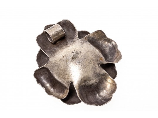 Lot Of Assorted Sterling Silver And Silver Plated Rose Motif Jewelry Pieces