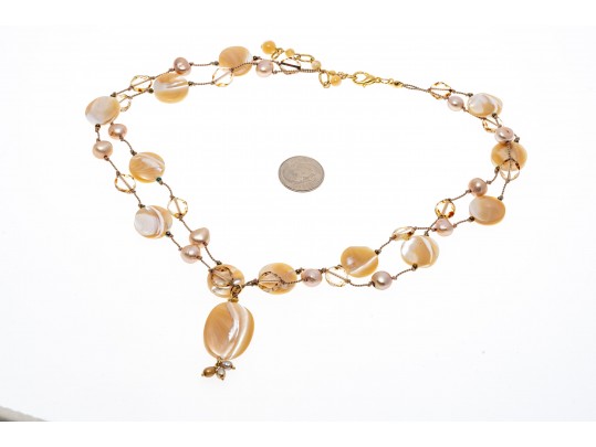 Group Of Fashion Jewelry, Necklaces And Brooches