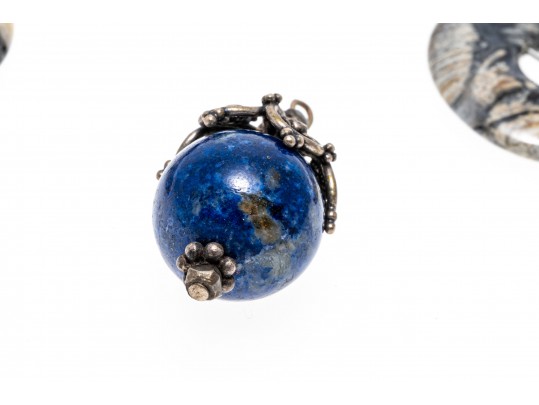 Fun Lot Of Assorted Contemporary Lapis, Sodalite And Agate Jewelry